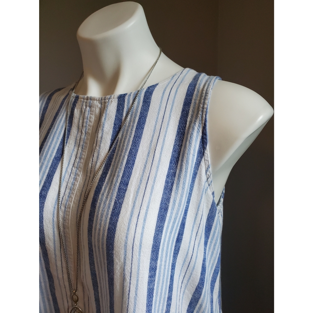 Linen Tie-back Top